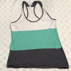 Tri colored tank top